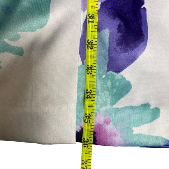 Arthur S. Levine for Tahari Dress Size 12 Limited Edition‎ Watercolors Blue - Picture 16 of 16